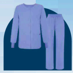 SNAP CLOSURE FULL SLEEVE WITH KNIT CUFFS