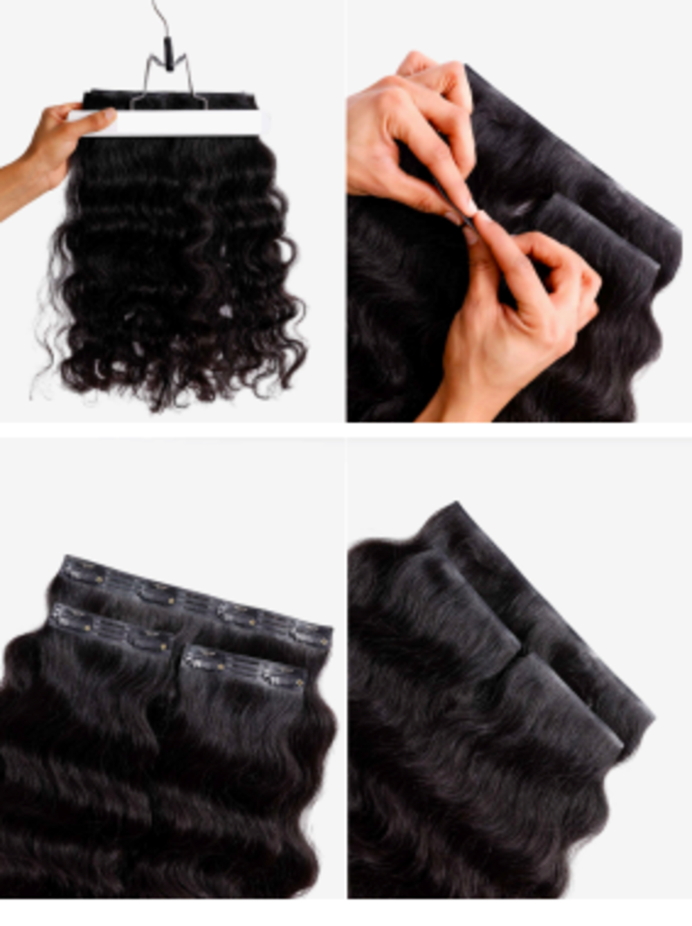 Seamless 3 Set Volumizer- Curly