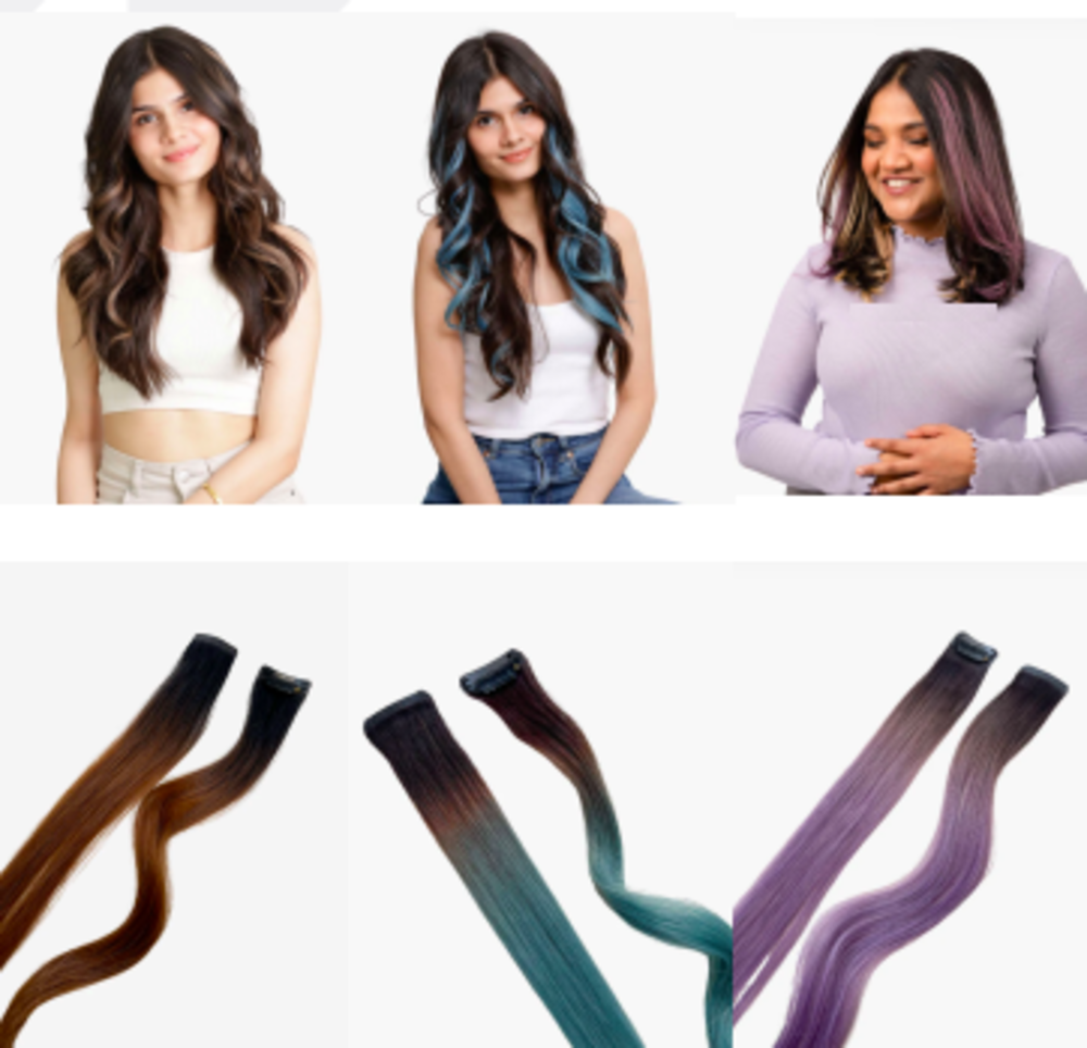 Clip in Colour Streaks